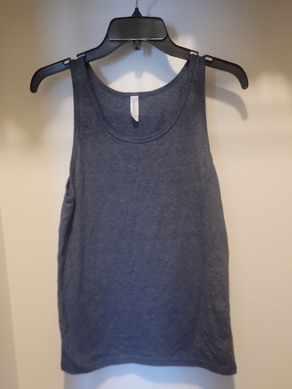 Bella Canvas Women's Navy Scoop Neck Tank Top